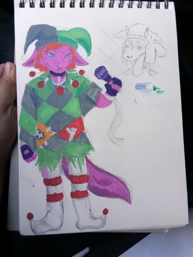 artemis from the scholars, purple fox